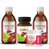 2 Livrax-DS Syrup + Gaskia + Livkia Combo